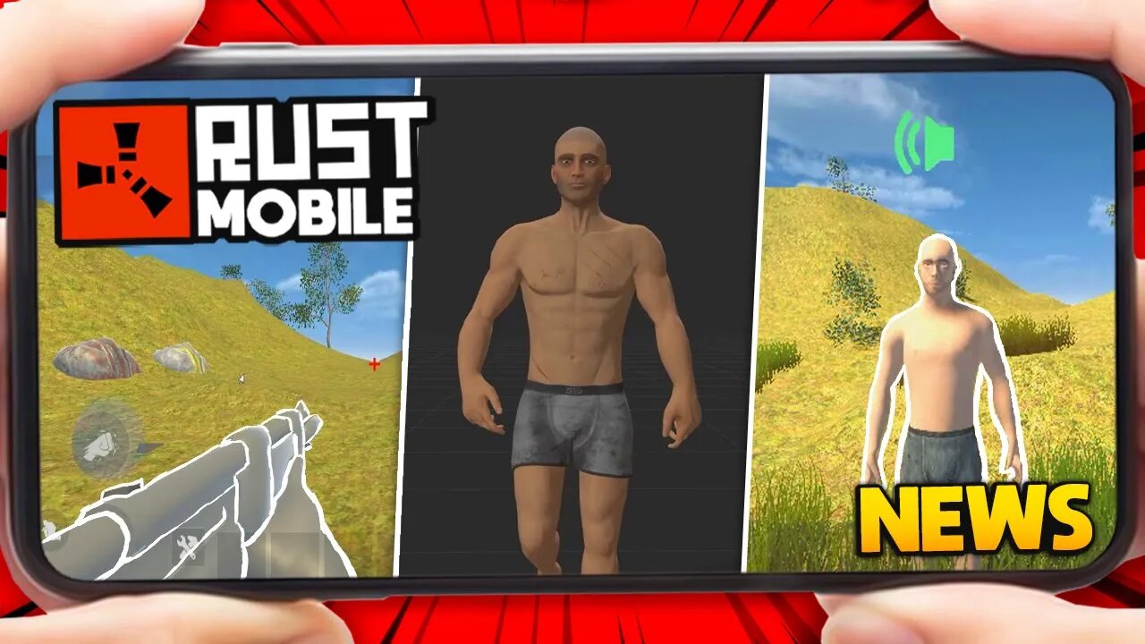 RUST MOBILE NEWS - TESTE DE ARMA e VOICE - ZEED SURVIVAL