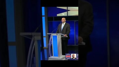 🇺🇸 Bidenista Fetterman se queda mudo cuando le pillan mintiendo en el Debate de Pennsylvania