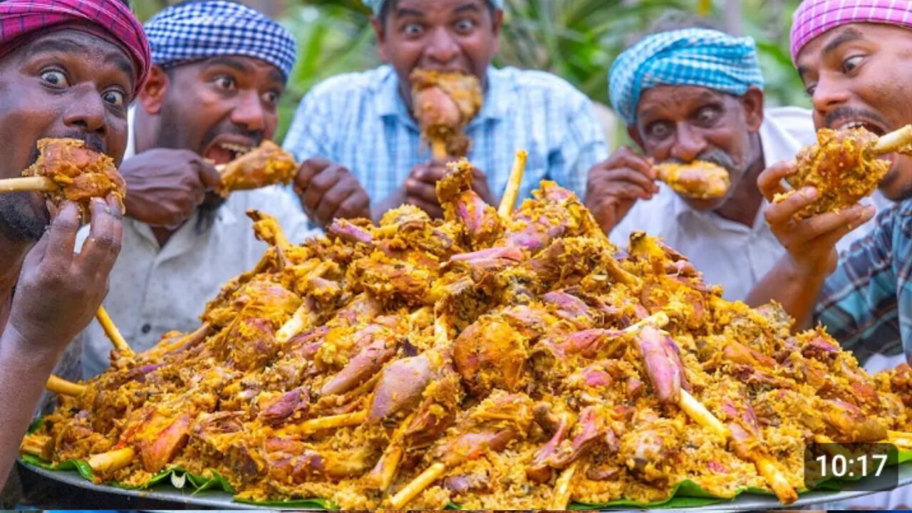 NALLI_BIRYANI___Mutton_Biryani_Recipe_Cooking_in_Village___Mutton_Bone_Marrow___Lamb_Shanks_Recipe