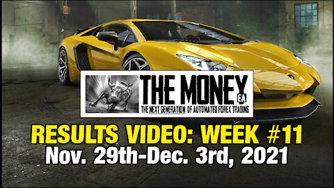 "The Money" Expert Advisor: Week #11 Stats, Nov 29th-Dec 3rd, 2021. #1 Forex EA / FX Trading Robot.