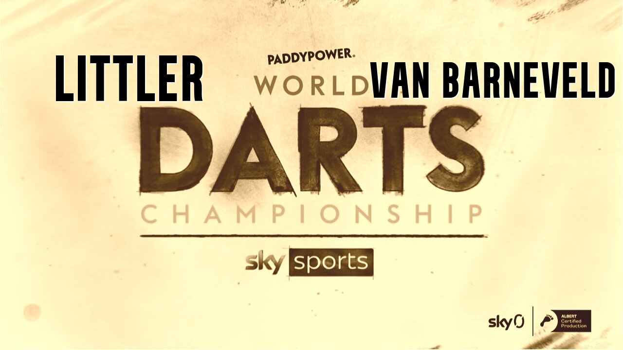 2024 World Darts Championship Littler v van Barneveld