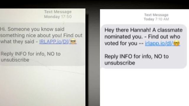 Las Vegas teens getting anonymous text messages for new social app