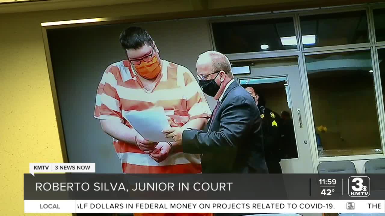 Roberto Silva Jr. in court