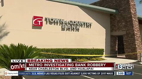 Summerlin bank robbed