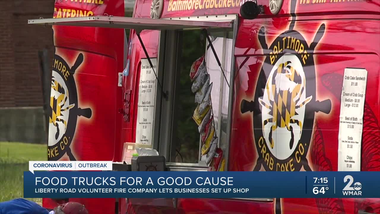 Food trucks for a good cause: Liberty Road Volunteer Fire Company lets businesses set up shop