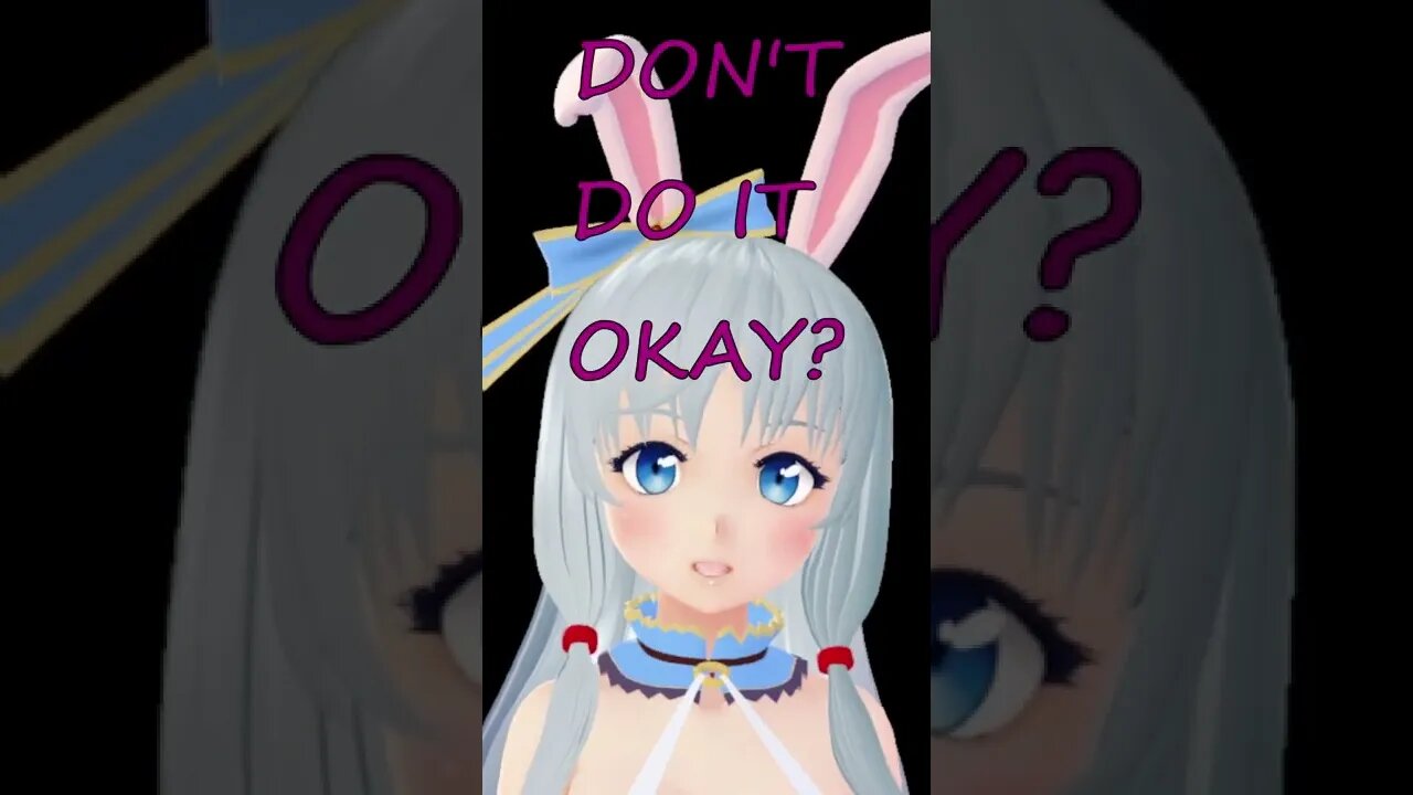 DONT SAY IT!! 😳 #shorts #vtuber #envtuber #bunny #memes #shortsvideo