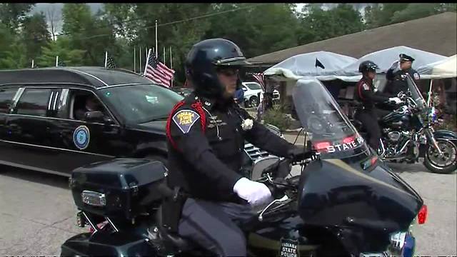 Emotional 10-42 "End of Watch" call for Southport police Lt. Aaron Allan