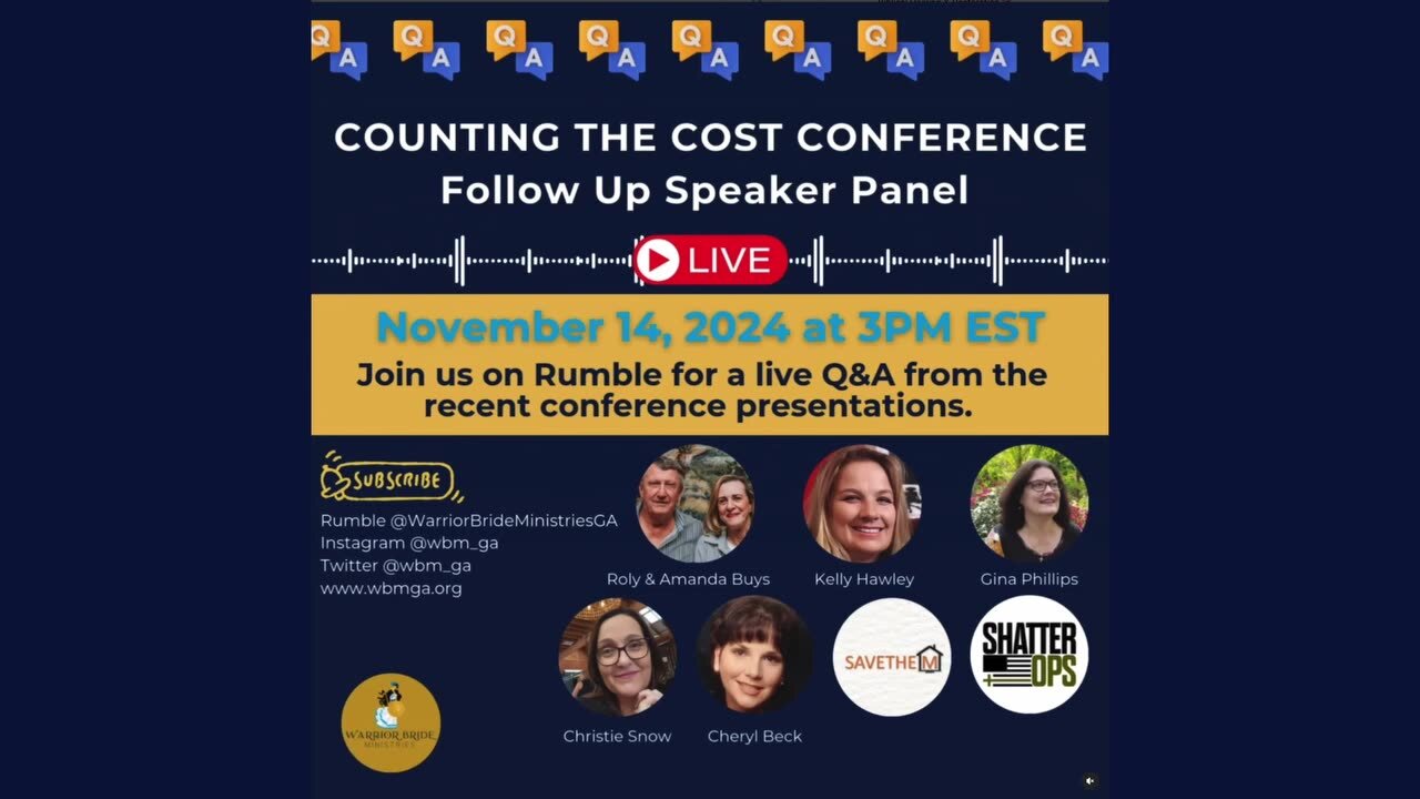 2024 WBM Counting The Cost Conference Follow Up - November 14, 2024