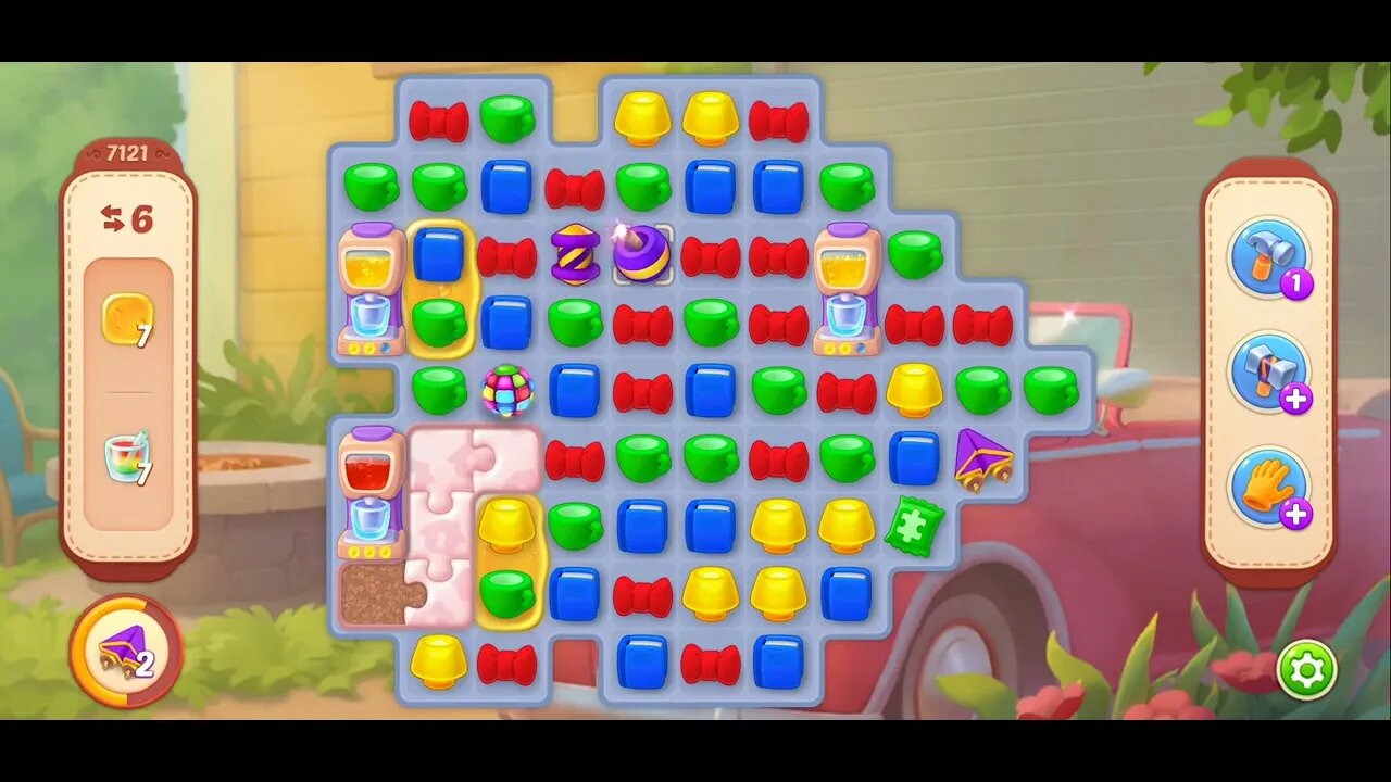 Playrix Homescapes Gameplay Walkthrough Level 7121