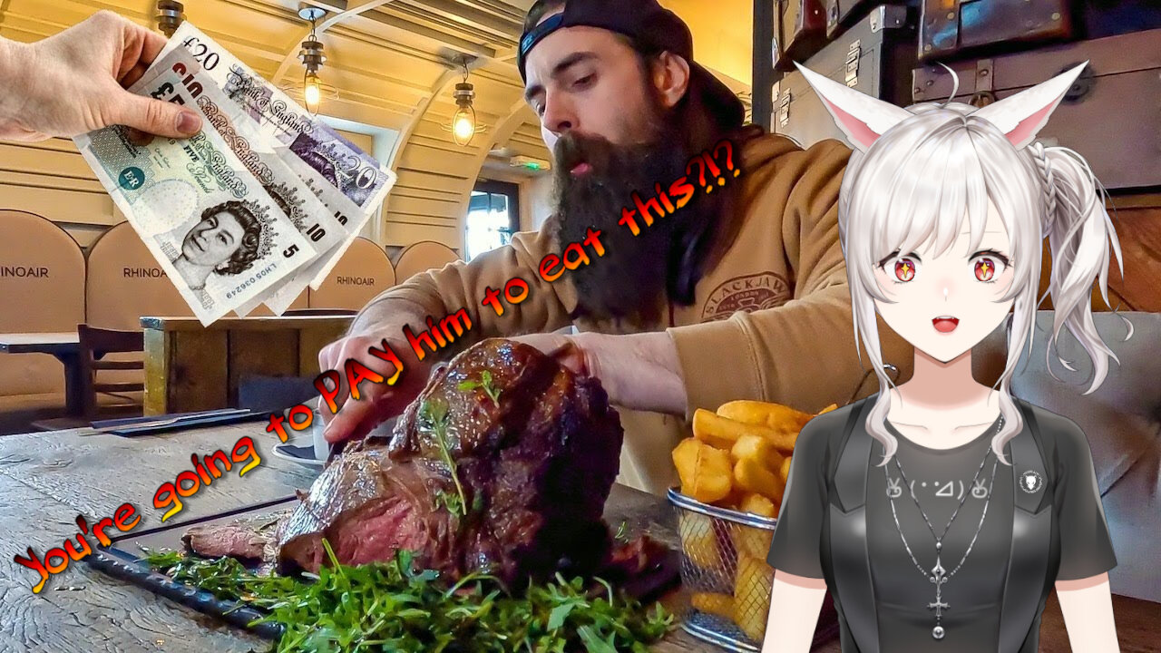 Beard vs the 72oz rump roast || Beardmeetsfood react