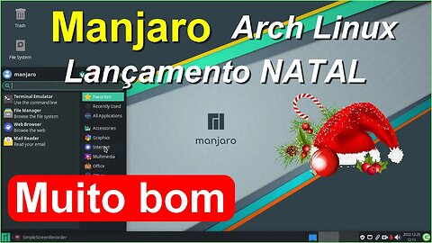 Lançamento Manjaro. Distro Arch Linux para Iniciantes. Bonito, Rápido e Fácil de usar.