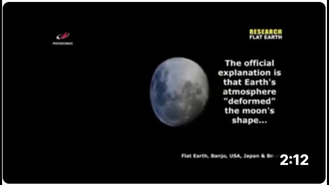 The Moon is NOT a spherical rock - footage by a Russian astronaut named Sergey