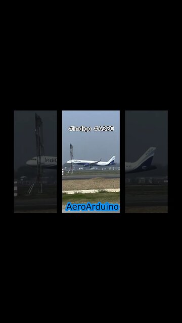 Watch How Indigo Airbus A320 Landing #Aviation #Fly #AeroArduino