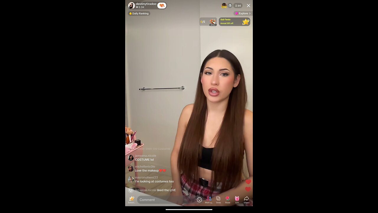 another TikTok Livestream by destiny aka lifebeingdest