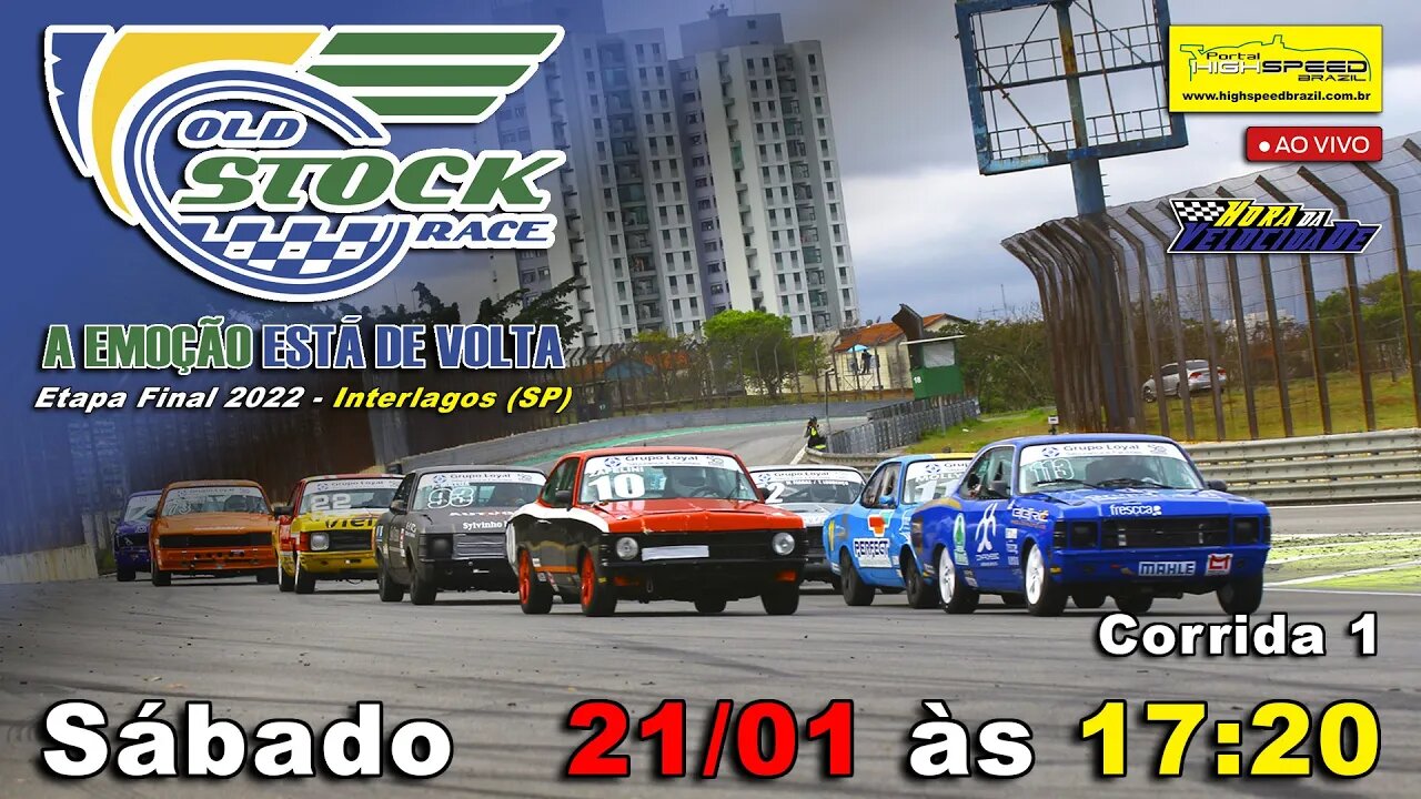 OLD STOCK RACE | Corrida 1 | Grande Final 2022 - Interlagos (SP) | Ao Vivo