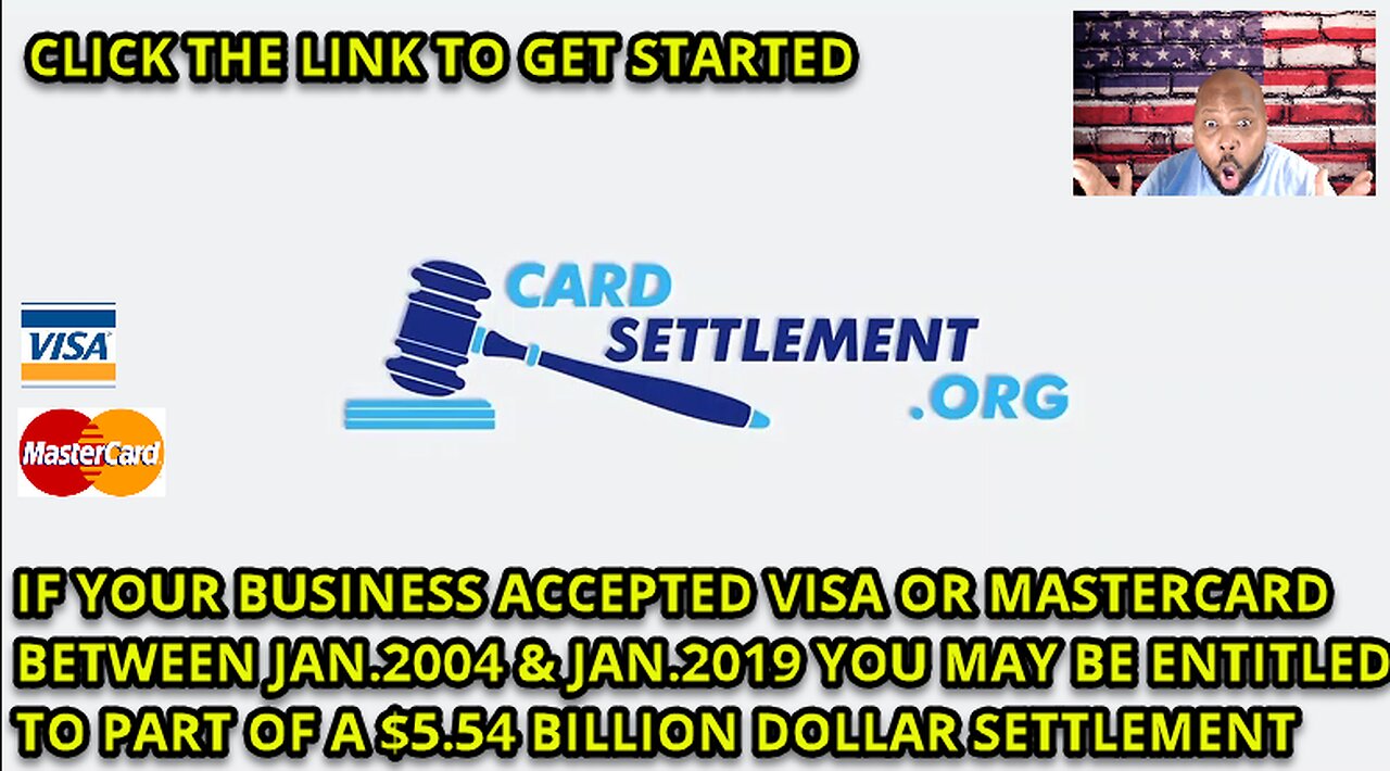 A $5.54 BILLION DOLLAR LAWSUIT THAT YOU MAY BE ENTITLED TO A PORTION OF FROM VISA & MASTERCARD.