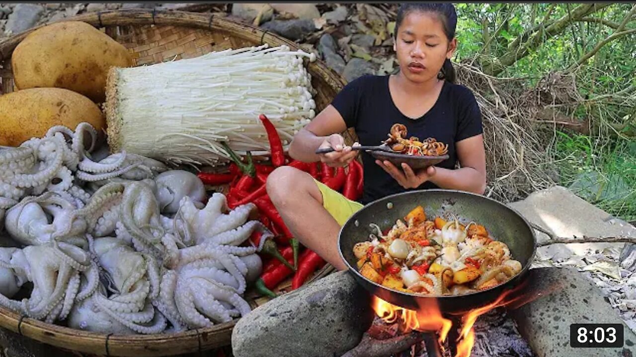 Women find fish for food meet big