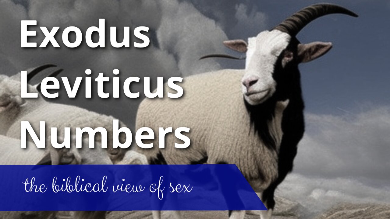 The biblical view of sex in Exodus, Leviticus, and Numbers