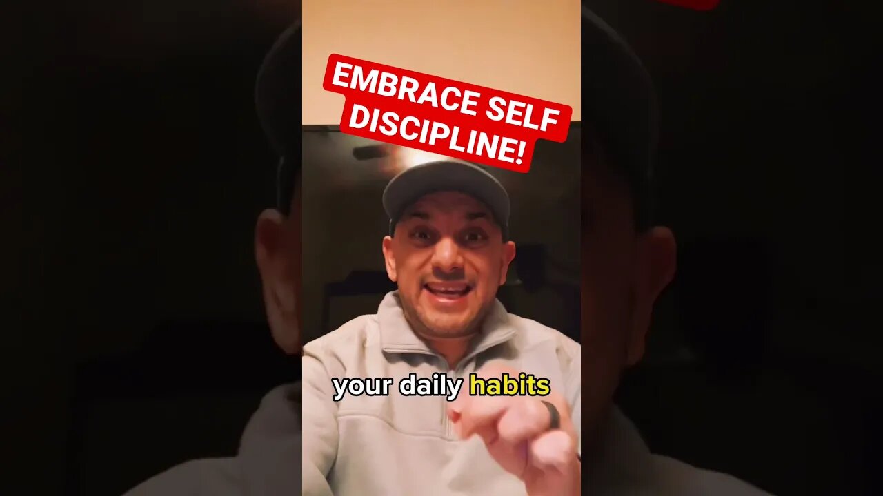 EMBRACE & EXERCISE SELF-DISCIPLINE! #christianmotivation #shorts #selfdiscipline