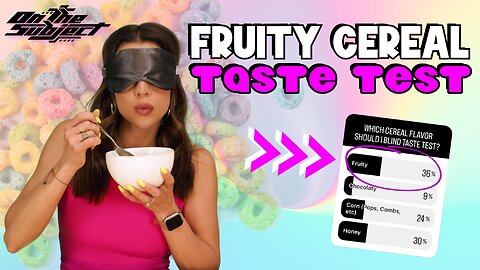 Fruity Cereal Blind Taste Test!