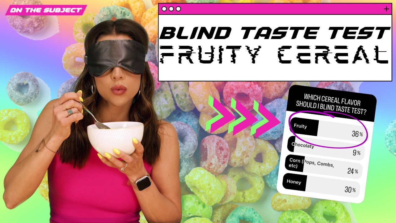 Fruity Cereal Blind Taste Test!