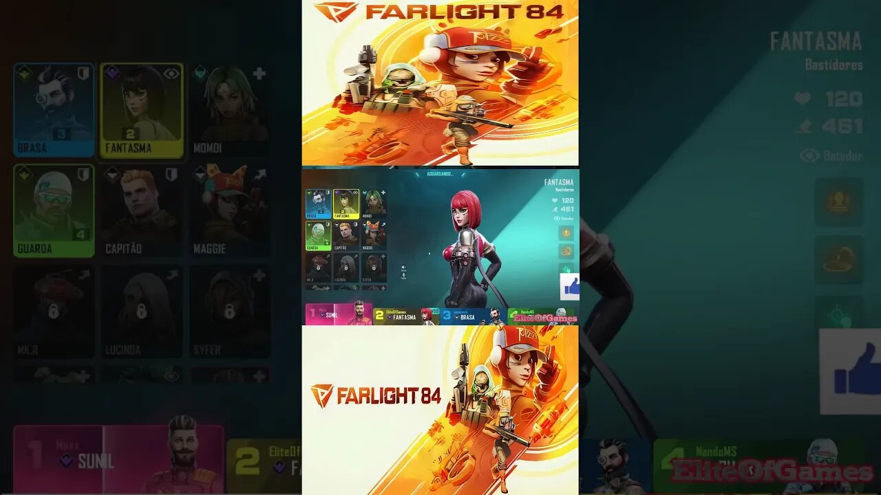 Farlight 84 TENTA NAO RIR NA PARTIDA #shorts