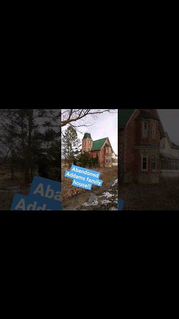 Exploring The Abandoned Addams Family House!