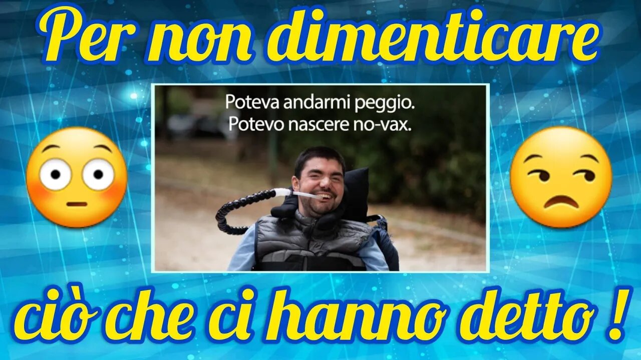 Poteva andarmi peggio, potevo nascere no vax!