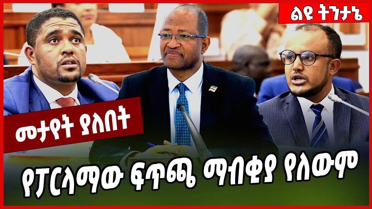 የፓርላማው ፍጥጫ ማብቂያ የለውም... Shimelis Abdisa | Dessalegn Chanie | HPR | Ethiopia #Ethionews#zena