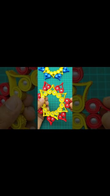 Handmade Christmas Snowflake ❄ DIY Holiday Decoration Crafts Idea #foamcraft #christmasdecor