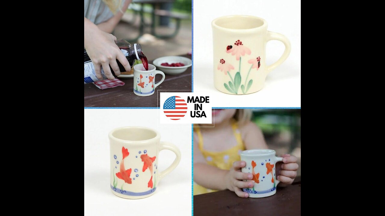 Tiny mugs, perfect for kids or espresso shots!