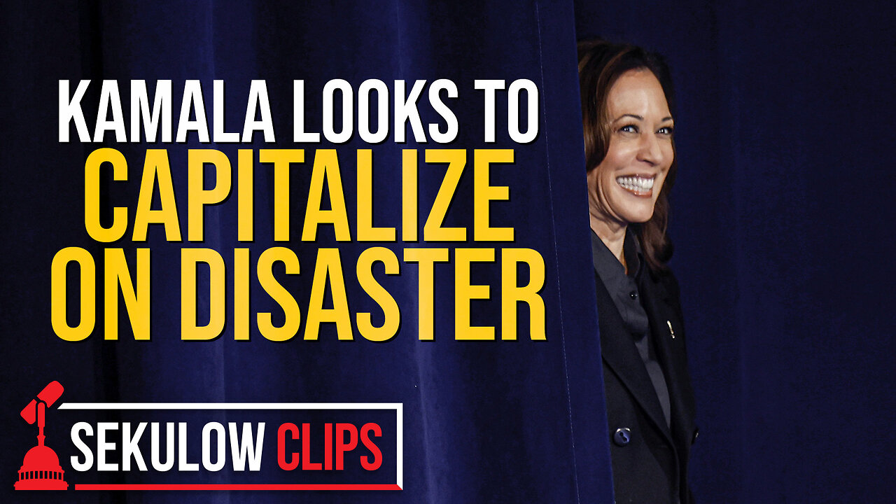 Kamala Looks To Capitalize On Disaster