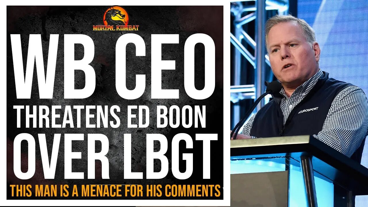 Mortal Kombat 12: WB Discovery CEO Threatens ED BOON Over LBGT character, NRS Is in Trouble!