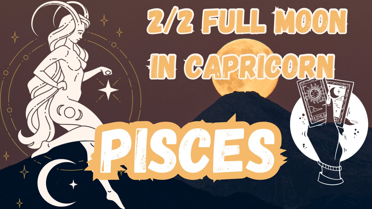 PISCES♓️- You know what you must do! 2/2 Full Moon 🌕 in Capricorn tarot #pisces #tarotary #tarotary