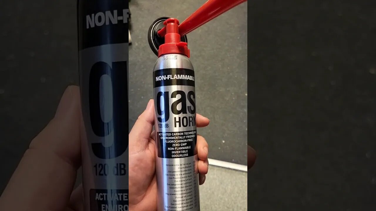 Gas Air Horn Fire Alarm Test - #fire #alarm #test #equipment #siren #air #horn #airhorn #firealarm