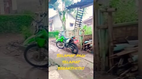 dingin dan sejuk, suasana pagi di pedesaan