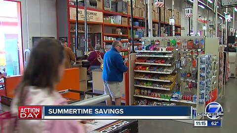 Summertime savings now in session