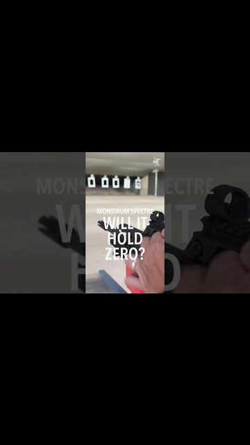 Monstrum Spectre LPVO recoil test