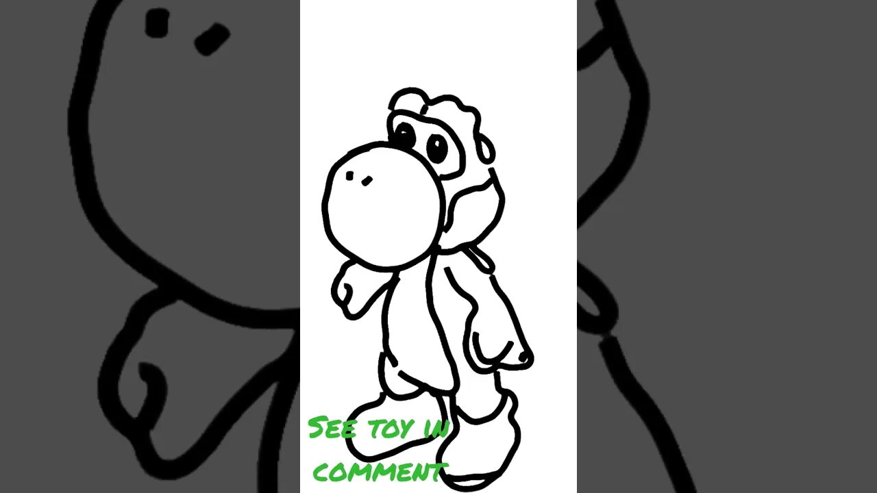 Drawing Yoshi Toy!!! #yoshi #nintendo #drawing