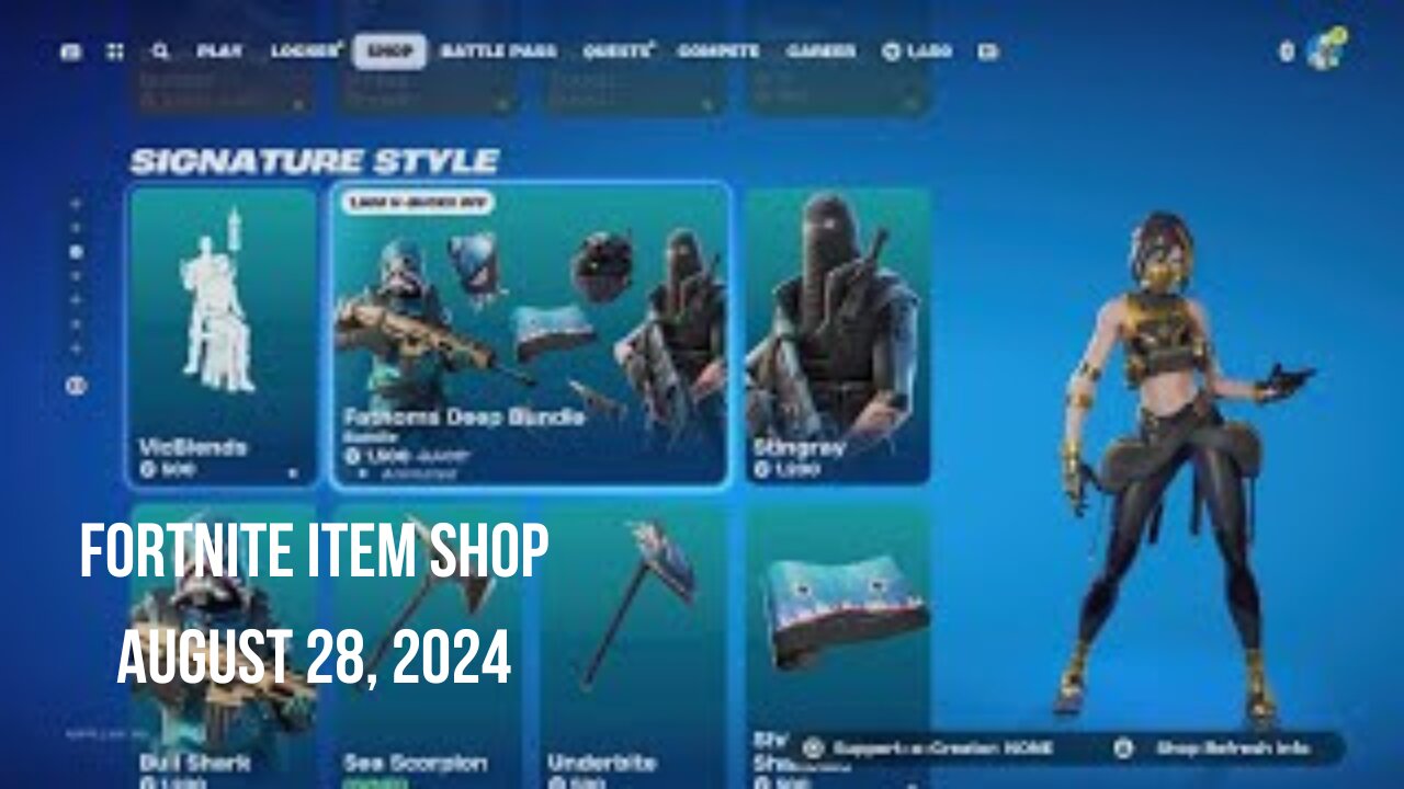 Fortnite Item Shop|August 28, 2024