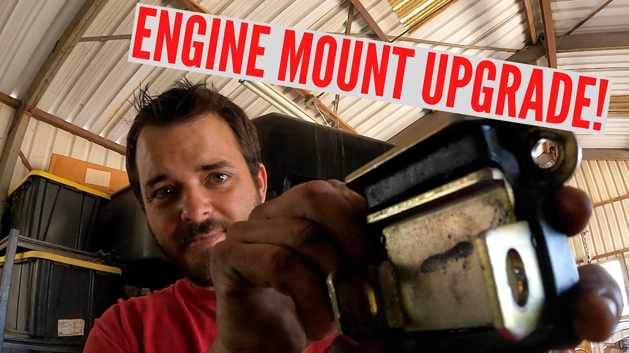 Upgrading an abused engine mount on a C3 Corvette.