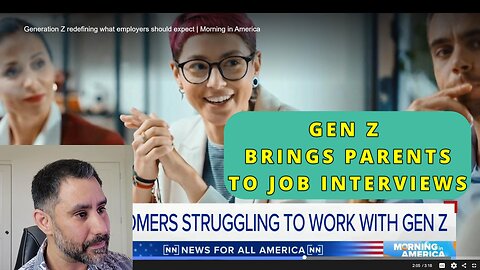 26% of Gen Z respondents brought parent to job interview | Danny Ivan Reacts