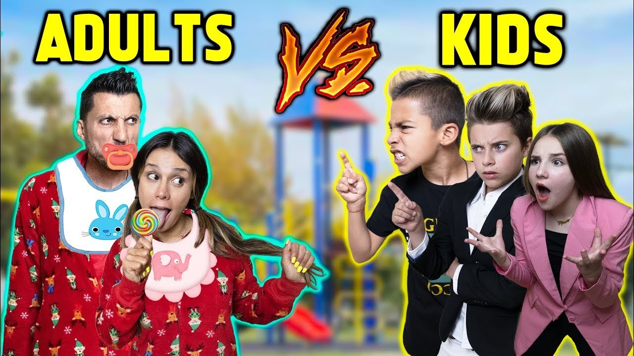 KIDS Turn Into ADULTS & PARENTS Turn Into KIDS! *CHALLENGE*