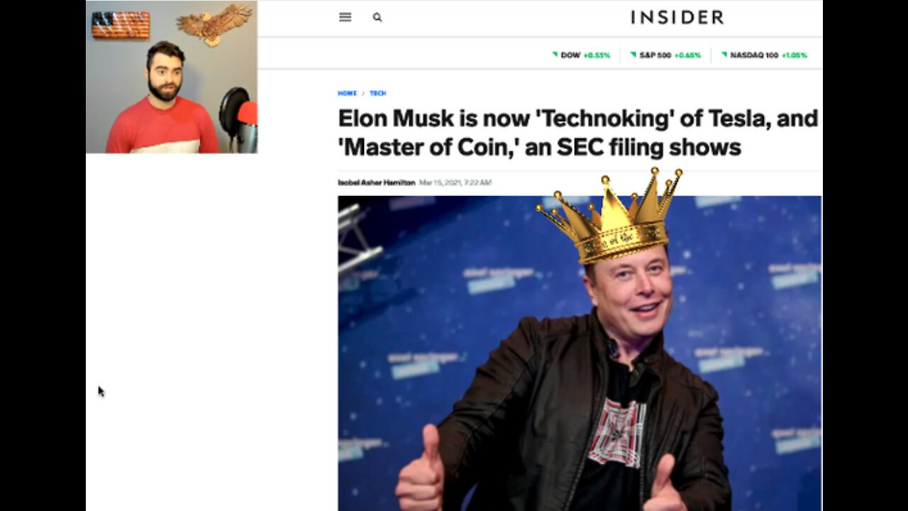 Elon Musk, TechnoKing of Tesla, First of His Name