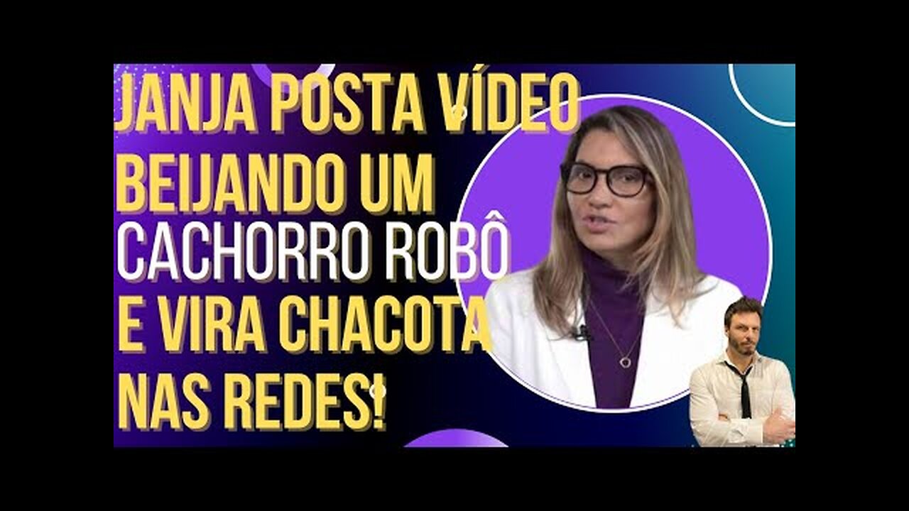 OI LUIZ - Janja faz vídeo beijando um cachorro-robô e vira a maior chacota nas redes!