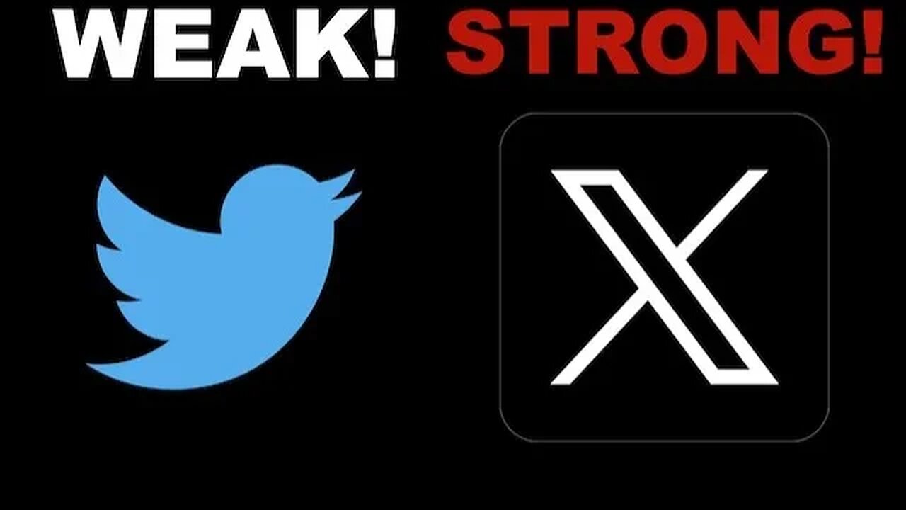 Twitter Becomes X - Twitter is weak, X is strong!