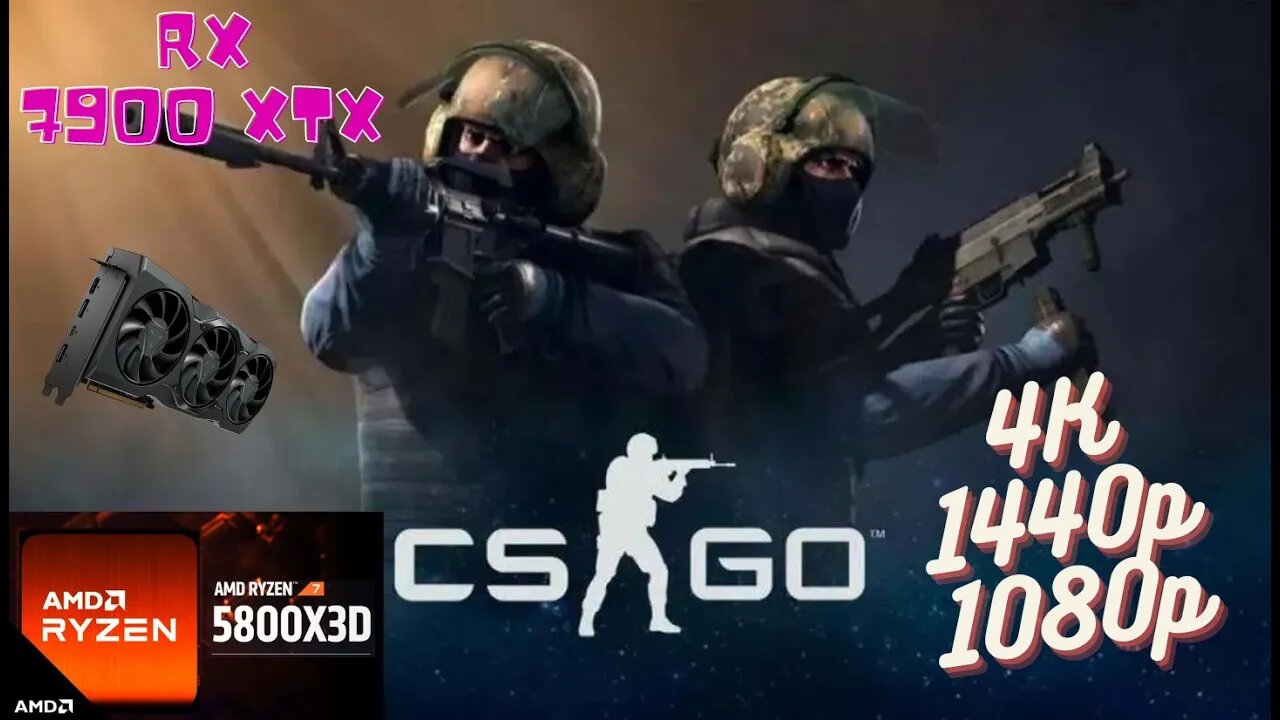 CSGO da Massa 1080p,1440p, 4k não sei se da pra melhorar o FPS, mais é isso que consegui!