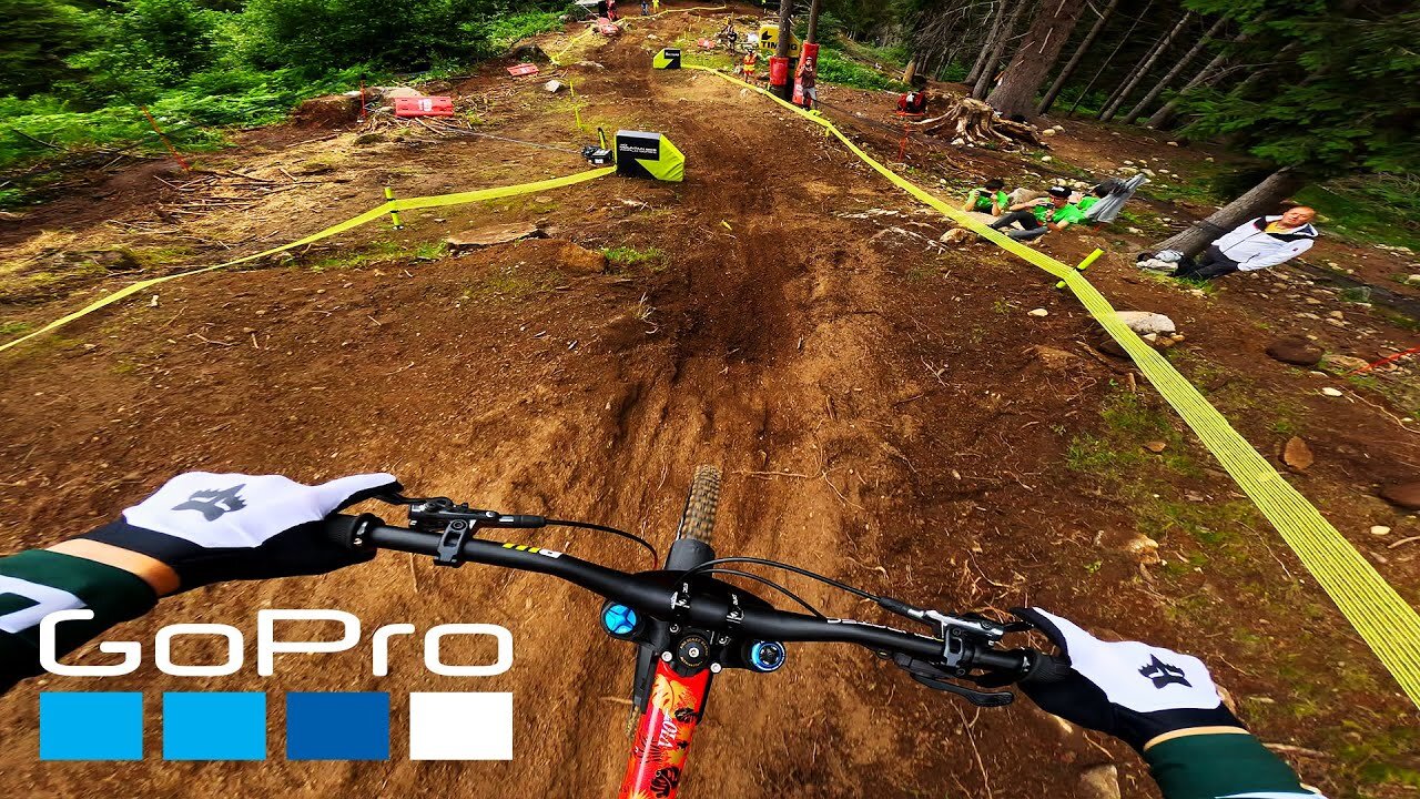 GoPro: Jackson Goldstone's Insane World Cup Winning Run | Raw POV - '23 UCI MTB Finals, Val Di Sole