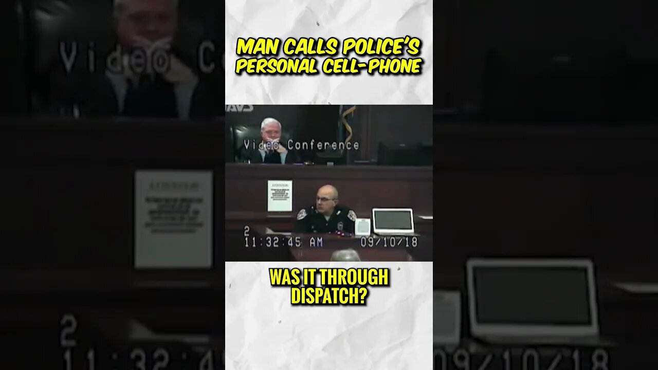 WHAT! Man CALLS POLICE'S Personal CELL-PHONE!