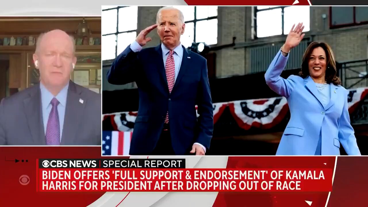 🚨 BIDEN-HARRIS CAMPAIGN CO-CHAIR CHRIS COONS CRIES ON NATIONAL TV AFTER BIDEN QUITS REELECTION